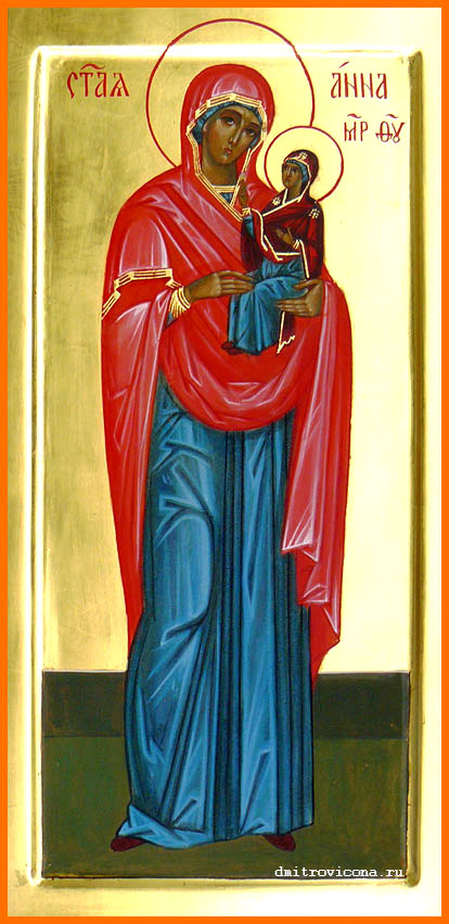 мерная икона святая праведная  анна