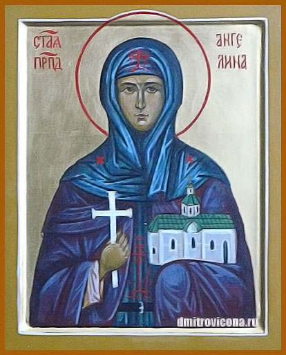 икона святая преподобная Ангелина Сербская
