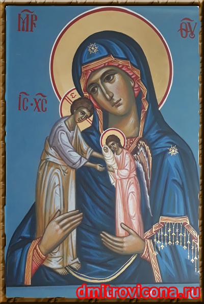 икона Богородица скорбящая о младенцах во чреве убиенных